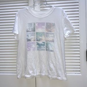 White T-shirt from PacSun